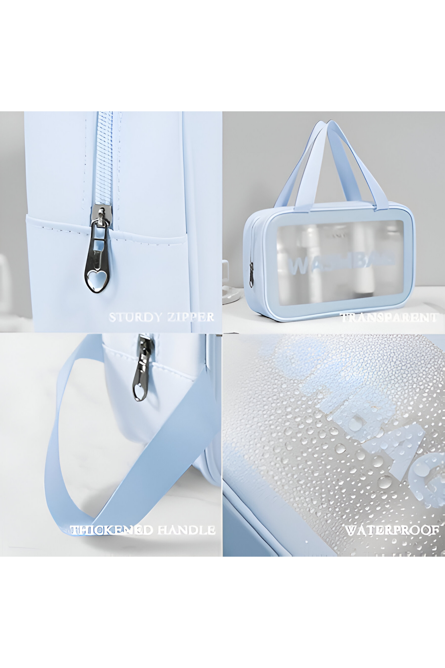 Travel Clear Cosmetic Bag.
