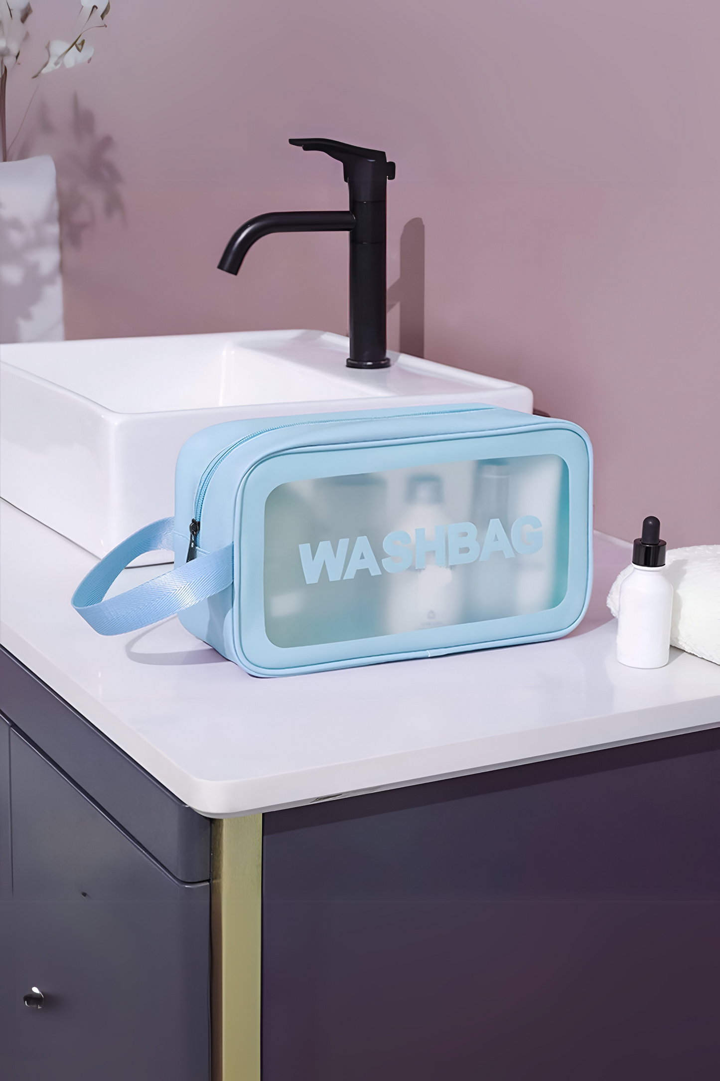 Travel Clear Cosmetic Bag 3 Pcs Wash Bag Set